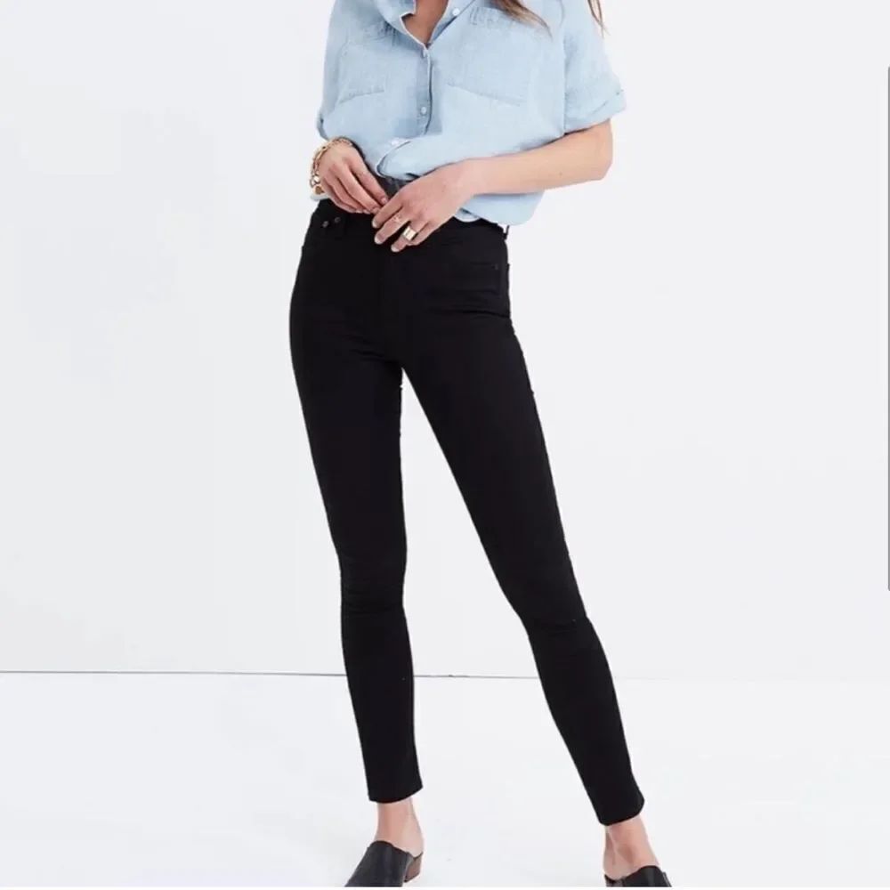 Madewell 10" High Rise Skinny Jean Black 28